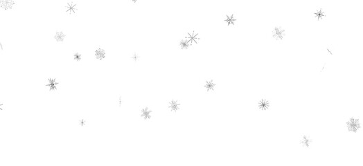 Fototapeta premium Winter Snow Showers: Spectacular 3D Illustration Showcasing Falling Christmas Snowflakes