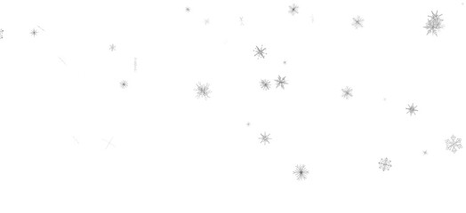 Winter Snow Showers: Spectacular 3D Illustration Showcasing Falling Christmas Snowflakes