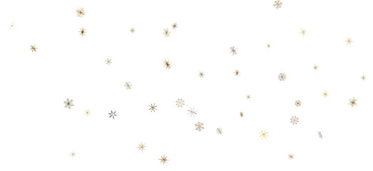 Frosty Snowfall: Mesmeric 3D Illustration Depicting Descending Holiday Snowflakes