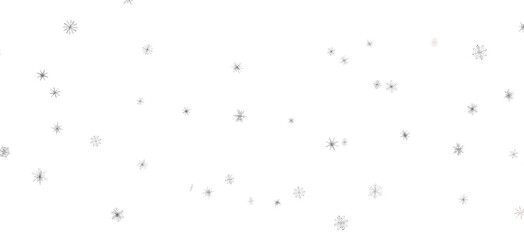 Fototapeta premium Frosty Snowfall: Mesmeric 3D Illustration Depicting Descending Holiday Snowflakes
