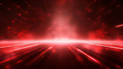 The red background with the lights passing by is full of energy and purpose. The blank space also provides space for adding text or text as you wish. It's a picture that creates excitement.