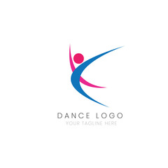 abstract people logo for business.