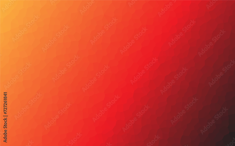 Poster light red vector hexagon mosaic texture. a vague abstract illustration with gradient. the completely