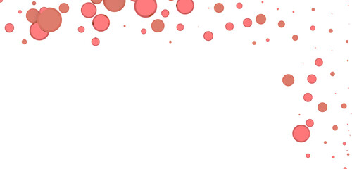 Glittering confetti on a transparent background. Holiday confetti png. red confetti falls from the sky.