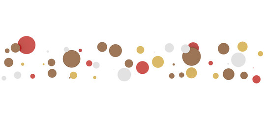 Sunburst and colorful confetti background frame illustration