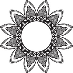 vector floral ornament mandala design free download