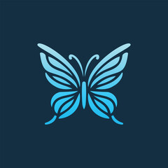 Butterfly illustration design vector Use T-shirt Logo anywhere