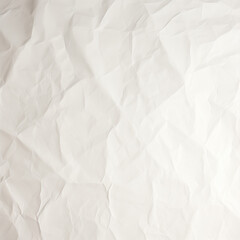 Obraz premium Abstract White Background with Crumpled Paper Texture, Evoking a Distinctive and Tactile Sensation of Crinkled Paper, Adding Depth and Character to the Composition
