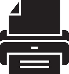 Printer Glyph Icon
