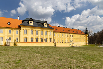 Naklejka premium Premonstratensian monastery Tepla, Western Bohemia, Czech Republic