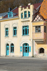 Fototapeta na wymiar Horni Slavkov old town, Western Bohemia, Czech Republic