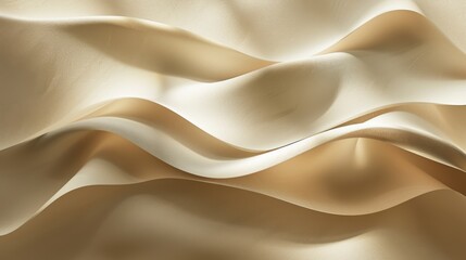 A dynamic play of light and shadow creates an abstract design on a beige backdrop