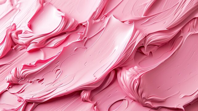 Sophisticated and smooth pink swirls creating a luxurious texture, ideal for fashion and design backdrops.