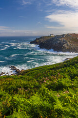 Landscape near Phare du Millier, Beuzec-Cap-Sizu, Brittany, France