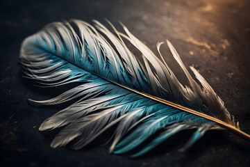 Close-up bird feather photography, wallpaper