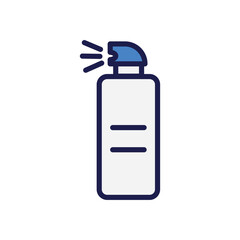 perfume icon with white background vector stock illustration