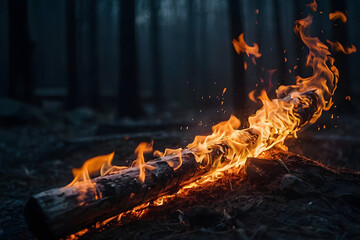 Concept photo of fire and flame photography