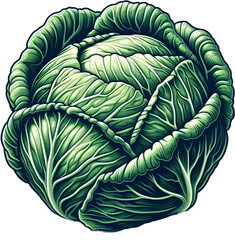Obraz premium cabbage - 양배추. Generative AI