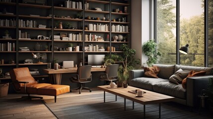 A Living Room Filled With Furniture and Lots of Windows