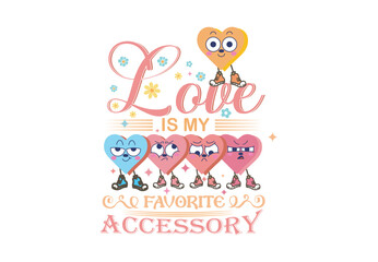 Free vector love lettering with love vector.