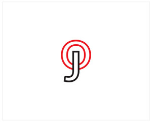 LATTER OJ creative initial latter logo . company logo.