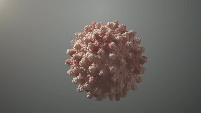 Biological assembly of Hepatitis B virus. Rendering of HBV viral agent that attacks the liver and can cause both acute and chronic disease.