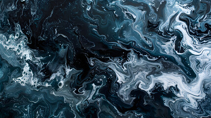 Obraz premium Black and White Marble Background