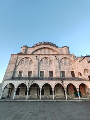 Fototapeta premium A view from Istanbul Fatih Mihrimah Sultan Mosque