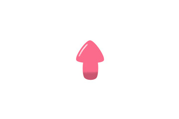 pink arrow up