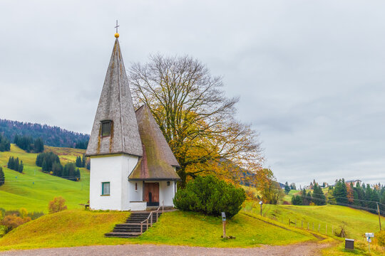 Chapel of St. brother Klaus(Heiliger Bruder Klaus Kapelle) in Oberstaufen, Bavaria, Germany
