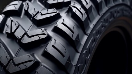 Tires For ATV car for.Off road tire tread.Generative AI