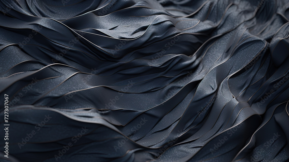 Poster scientific abstraction with futuristic textured tissue waves. tech background with close-up wave bio