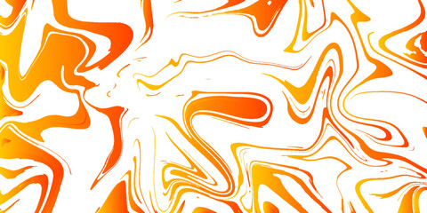 Abstract Orange Marble texture background. Orange and white mixing oil paint texture. Orange Marbleized Stripes With marble ink texture. Splash of paint. Colorful liquid.	