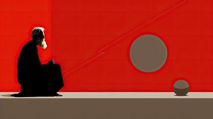 Contemporary art featuring Greek philosophical figures, exploring timeless themes and concepts in innovative ways.