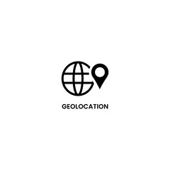 Location icon. Solid icons vector collection.