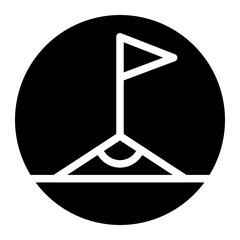 soccer glyph icon