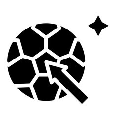 soccer glyph icon