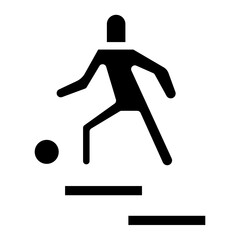 soccer glyph icon