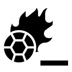 soccer glyph icon