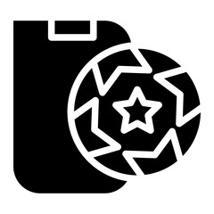soccer glyph icon