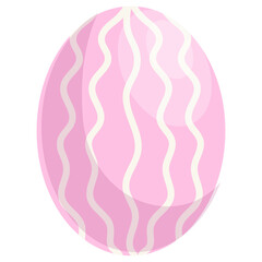 easter egg with beautiful vector pattern