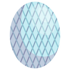 easter egg with beautiful vector pattern