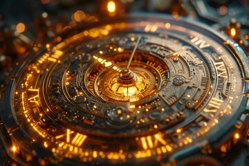 a fusion between ancient timekeeping and futuristic technology