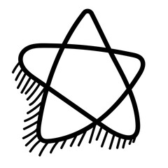 Abstract star pattern