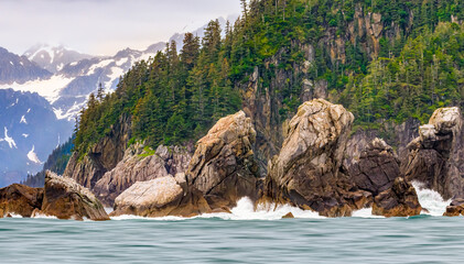 Aialik Bay, Kenai Fjords National Park, Alaska, USA
