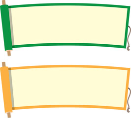 Obraz premium 巻物のフレーム