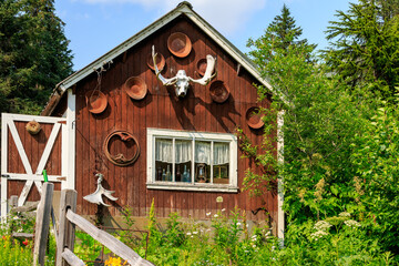 Old building near Girdwood, Alaska