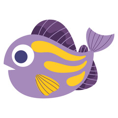 vector sea fish