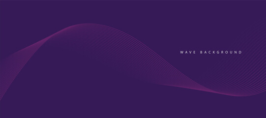 abstract purple wave background