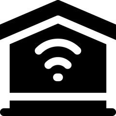 smarthome icon. vector glyph icon for your website, mobile, presentation, and logo design.